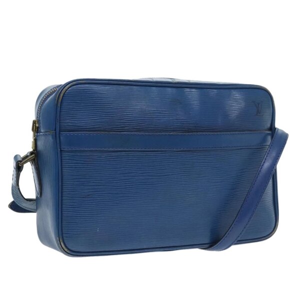 LOUIS VUITTON Epi Trocadero 27 Shoulder Bag Blue M52315 LV Auth 93731 - Picture 1 of 15